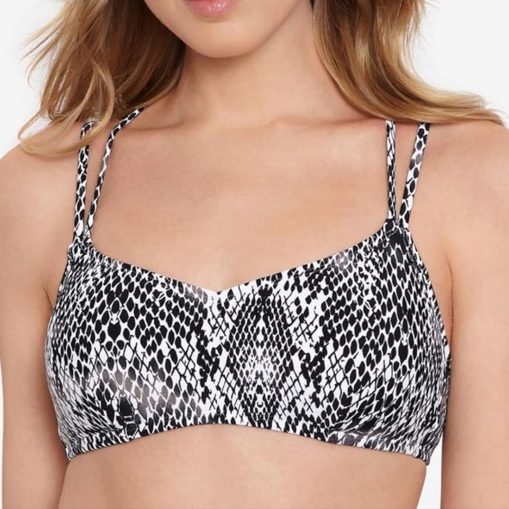 Salt + Cove | Juniors Simple Scale Strappy Bikini Swim Top X-small